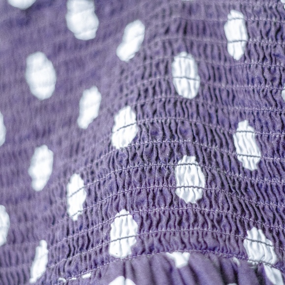 Red Camel | Blue Polka Dot Dress - Picture 4 of 5